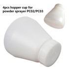 4x Bottles Hopper Cup For Electrostatic Powder Coat System Pc02 pc03 Spray Paint