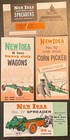 Lot Of 5 Pcs - New Idea Dealer Sales Brochure Literature  All Vintage Original