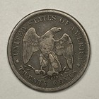 1875-cc Seated Liberty Twenty Cent  20  Nice Very Fine 