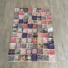 Handmade Patchwork Rag Quilt Baby Soft Flannel Cotton Multicolored 31    X 44 Gift