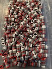 10-custom Golf Ferrules Gray blk red  burnt Org  Firehouse    1    Taper Tip  355