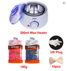 Wax Heater Warmer Hair Removal  200g Hard Wax Beans Beads With Sticks
