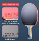W 6gifts Dhs H6002  H6006 Table Tennis Racke Paddle Long Handle Ping Pong Bat