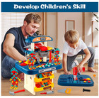 Kids Tool Bench Set With Electric Drill And Screw Toys 246pcs Realistic Kids Too