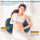 Pregnancy Pillow For Women     Soft Faux Fur Maternity Body Pillow For Back  Belly
