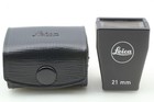  n Mint In Case  Leica View Finder Leitz 21mm Black 12012 Viewfinder From Japan