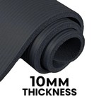 Extra Thick 10mm Exercise Yoga Mat Multipurpose Workout Nbr 72 X 24 W  Bag Strap