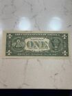  1 One Us Dollar Bill Note Miscut Misaligned Off Center Error