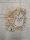 Vintage 1988 Beatrix Potter  Fabric Panel - 36 X 44