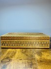 Vintage Persian Khatam Mosaic Inlaid Tissue Box Holder
