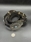 Native American Navajo Turquoise Nickel Silver 10pcs Butterfly Concho Belt Wow K