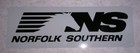 Norfolk Southern Advertising Metal Sign Mechanics Garage 4x12 50034 