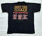 Vtg 1990 Iron Maiden Shoot That Fukker Concert T-shirt W  After Pass Show - Alb