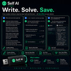 Self Ai   Offline Local Ai Usb Anywhere   Solve Search Write   Windows Mac Linux