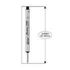 Retro 51 Tornado Black Retractable Rollerball Refill  ref5p-b   -3 Pack