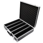 Black Aluminum Frame Storage Box With Lock For 100 Pcgs Ngc Coin Holders Slabs