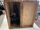 Vintage 1920s Bausch   Lomb Brass Scientific Microscope Bausch   Lomb Optical Co