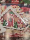 Bucilla Plaid 3d Gingerbread House Felt Applique Christmas Kit  85261