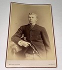 Rare Antique Id d American Wealthy Ny Businessman John Riker Cabinet Card Photo 