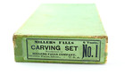 Antique Millers Falls No 1 Carving Chisels Set 6 Rosewood Hdls  Orig Box Mib Nos