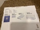 Ikea Designer Bed Linen 4 Pcs Nursery Kid Baby Toddler Set Blue White Stripe New