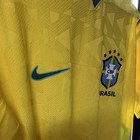 Nike Brazil Cbf Soccer Jersey Aero-fit Yellow Green Blue Size L
