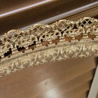Vtg Vanity Tray Gold Tone Oval  Mirror 13  Perfume Dresser Hollywood Regency 