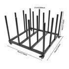 Mobile Storage Stand  Mobile File Roll Organizer Cart  Roll Organizer W  Wheels