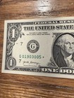2017 A  1 One Dollar Frn  star Note  Crisp Ch unc 