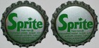 Soda Pop Bottle Caps Lot Of 12 Sprite  1 Coca Cola Plastic Lined New Old Stock