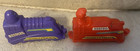 2 Vintage 1987 Ronald   s Railway Mcdonald   s Plastic Toy Trains Ronald   Grimace