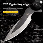 D2 Steel Fixed Blade Knife Full Tang Outdoor Survival Tactical G10 Kydex Sheath