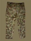 1950s Waldes Zipper Duck Hunter Camo Ripstop Hunting Pants Men s 34x30