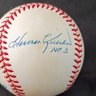 Rawlings Official American League Baseball Gene A  Budig President Multi-signed