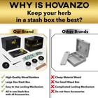 Premium Large Stash Box - Smell Proof Stash Box With Rolling Tray - Storage