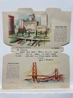 1950 San Francisco Cable Car Die-cut Postcard Municipal Railway