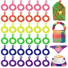 180 Pcs Potholder Loom Loops 10 Inch Pro Size Weaving Loom Refill Loops In 6    