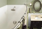 Moen Csr2172 Chrome 57  - 60  Adjustable Tension Curved Shower Rod New