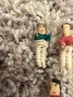Guatemalan Handmade Tiny Mini 1  Worry Trouble Dolls Vintage Lot Of 5 - Vintage