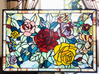 27  Stained Glass Window Hanging Panel Suncatcher