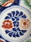 Large 11  Antique Japanese Imari Porcelain Charger Plate Meiji Crane Floral Art
