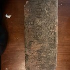 Antique Stamped Red Youngstown Bessemer Brick Block   From The Early 1900   s 