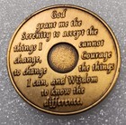5 Year Alcoholics Anonymous Aa Bronze Medallion Coin Recovery Sobriety Chip