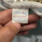 Vintage Cradle Togs Light Blue Floral Lace Embroidered Bib Collar Dress Kids