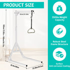 Trapeze Bar For Bed Mobility  Heavy Duty Pull Up Assist Bar With Floor Stand