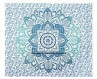 Ombre Mandala Indian Queen Wall Hanging Gypsy Throw Hippie Tapestry Coverlet 