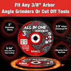 Shall 25-pack Cut Off Wheels 3    X 3 8    X 3 64    - Fast Cutting Disc