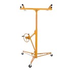 11ft Drywall Lift Panel Hoist Plasterboard Sheetrock Jack Lifter Rolling Tool