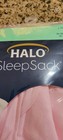 Halo Sleepsack Wearable Baby Blanket Large 6-12 Months Light Pink New opened