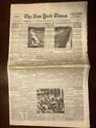 Vintage Ny Times Newspaper Roger Maris 61st Home Run   Baseball Commemorative   